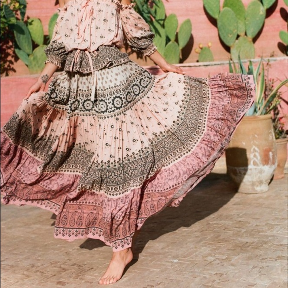 Spell - Lionheart Maxi Skirt Sundown